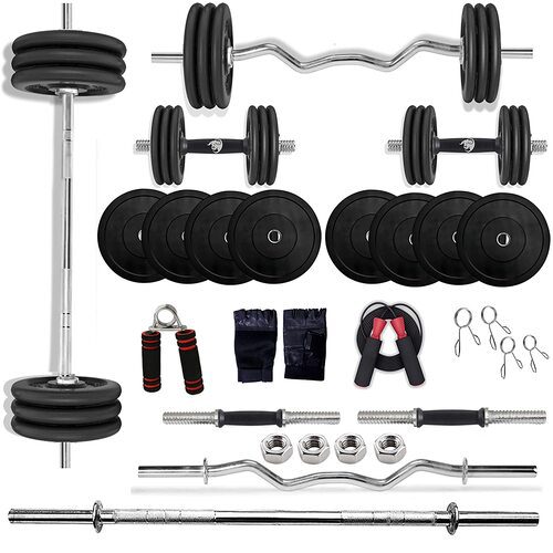 Rubber Home Gym Combo Set